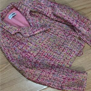 Fashion Nova Multicolor Tweed Jacket